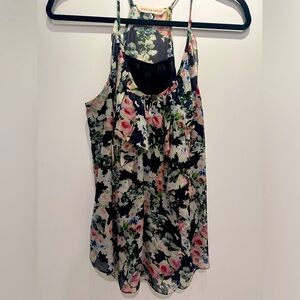Rebecca Taylor Silk Floral Top | Size 2